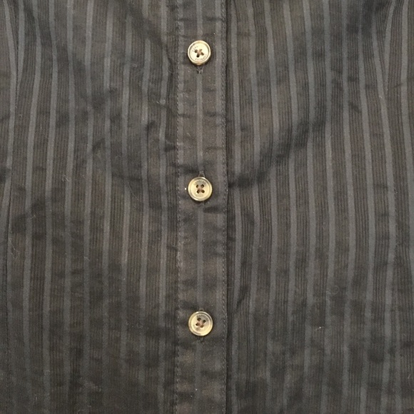 Black Sheer Express Button Down- Size XS, EUC - Picture 2 of 8